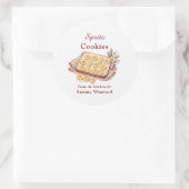 Étiquette de don de biscuits Spritz (Sac)