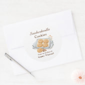 Étiquette de don de cookie Snickerdoodle (Enveloppe)