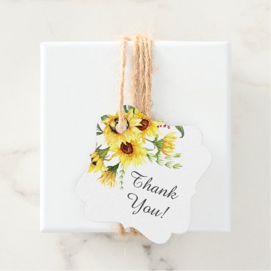 Étiquette de don de faveur de douche nuptiale de t (En situation)