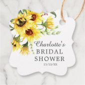 Étiquette de don de faveur de douche nuptiale de t (Dos)