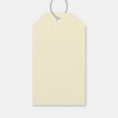 Étiquette de don de mariage à thème citron (Dos)