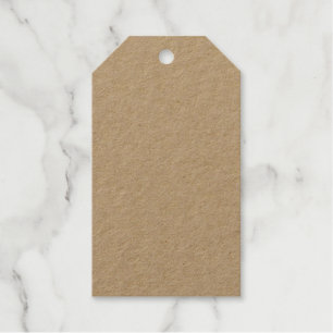 Étiquette de don en feuille