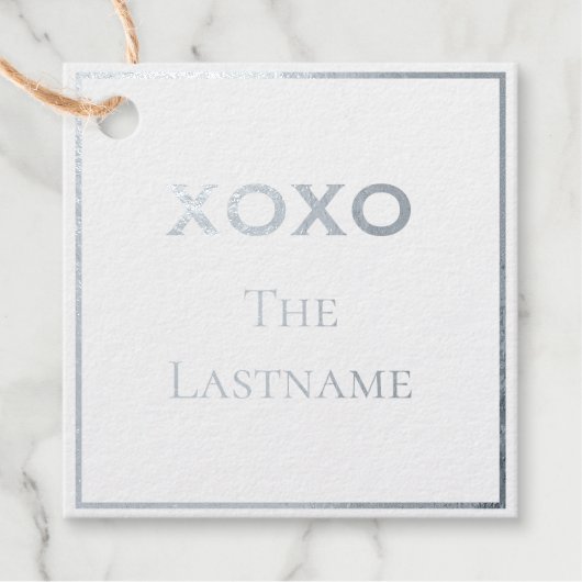 Étiquette de don Foil Favor (Devant)