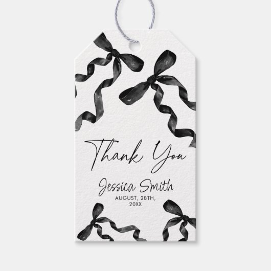 Étiquette de don Merci Arc Noir (Devant)