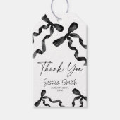 Étiquette de don Merci Black Bow (Devant)