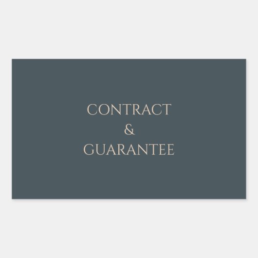 Étiquette de dossier d'éleveur de chiens CONTRAT & (Devant)