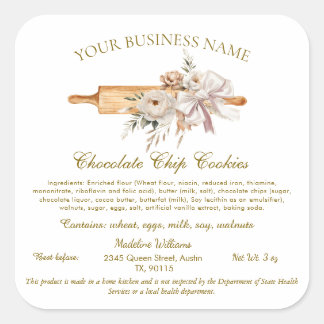 Étiquette de droit chalet Accueil Boulangerie Ingr