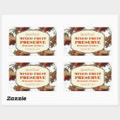 Étiquette de Étiquette de confiture de fruits méla (Feuille)