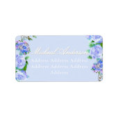 Étiquette de Faire-part de mariage de ruban Rose b (Devant)