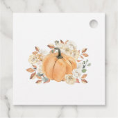 Étiquette de faveur carrée pour la baby shower d'a (Dos)