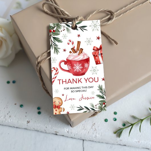 Étiquette de faveur d'anniversaire de Cocoa d'hive