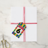 Étiquette de faveur d'anniversaire personnalisable (Avec de la ficelle)