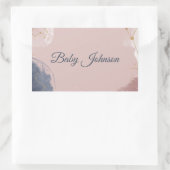 Étiquette de faveur de Baby Shower Bohème Céleste (Sac)