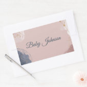 Étiquette de faveur de Baby Shower Bohème Céleste (Enveloppe)