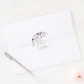 Étiquette de faveur de baby shower fleurs sauvages (Enveloppe)