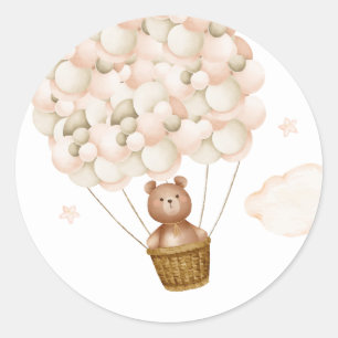 Étiquette de faveur de Baby Shower Ours en Peluche