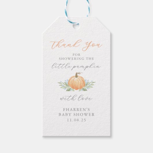 Étiquette de faveur de Baby Shower | Une petite ci (Devant)