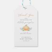 Étiquette de faveur de Baby Shower | Une petite ci (Dos)