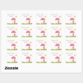 Étiquette de faveur de Baby Sprinkle Shower (Feuille)