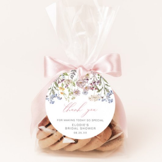 Étiquette de faveur de bague de shower de mariage 