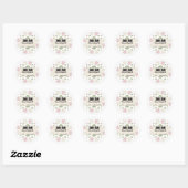 Étiquette de faveur de bouteille d'eau Zamzam élég (Feuille)