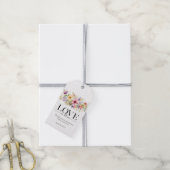 Étiquette de faveur de cadeau de douche de mariage (Avec de la ficelle)