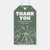 Étiquette de faveur de camp rétro L'aventure comme (Devant)