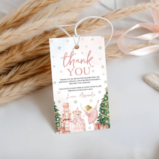 Étiquette de faveur de Casse-Noisette Sugar Plum