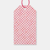 Étiquette de faveur de cœur de peinture à l'aquare (Dos)