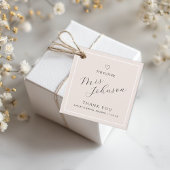 Étiquette de faveur de douche de mariage | La futu