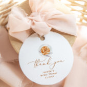 Étiquette de faveur de douche de mariage Love is b