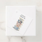 Étiquette de faveur de douche nuptiale pour le thé (En situation)