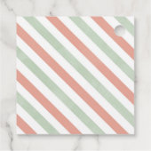 Étiquette de faveur de fête au blason italien (Dos)