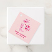 Étiquette de faveur de fête de bachelorette de vac (En situation)