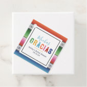 Étiquette de faveur de Fiesta mexicaine (En situation)