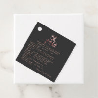 Étiquette de faveur de Kit de célibataire