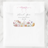 Étiquette de faveur de mariage avec un joli nœud r (Sac)