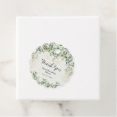 Étiquette de faveur de mariage botanique : Chic Fo (En situation)