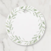 Étiquette de Faveur de Mariage, Étiquette de Faveu (Dos)