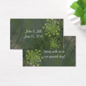 Étiquette de faveur de mariage Queen Anne's Lace (Bureau)