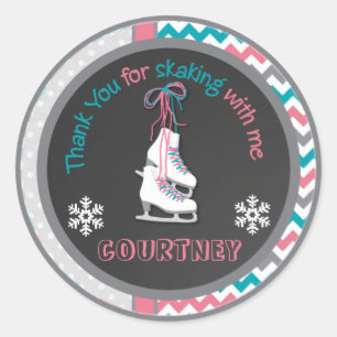 Étiquette de faveur de Merci de fête