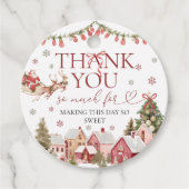 Étiquette de faveur de Noël ONEderful (Devant)