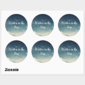 Étiquette de faveur de shower de bébé Constellatio (Feuille)