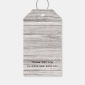 Étiquette de faveur de tournesol rustique Sip Sip  (Dos)