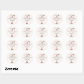 Étiquette de faveur d'infirmière mignonne de style (Feuille)