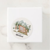 étiquette de faveur du parc national woodland (En situation)