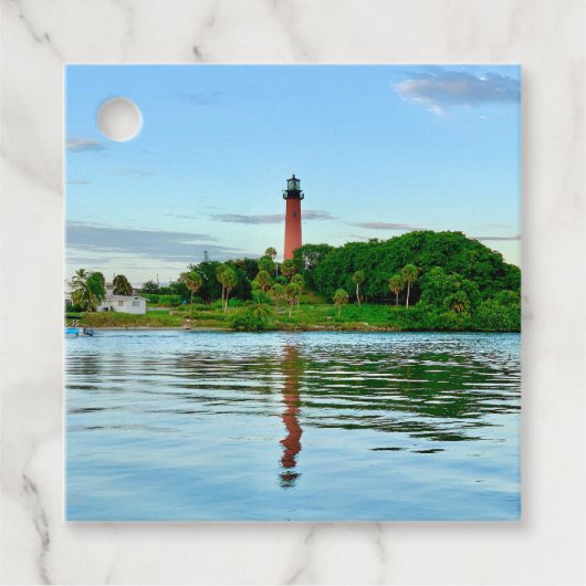Étiquette de faveur du phare de Jupiter (Devant)