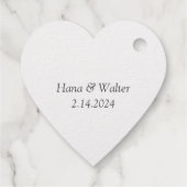 Étiquette de faveur en feuille « Kansha » (Dos)