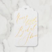 Étiquette de faveur pour Baby Shower de Noël | Ava (Recto)