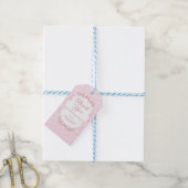 Étiquette de faveur pour premier anniversaire avec (Avec de laficelle)